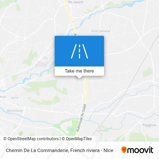 Chemin De La Commanderie map