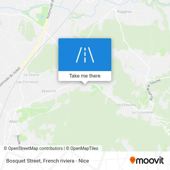 Rue Du Bosquet map