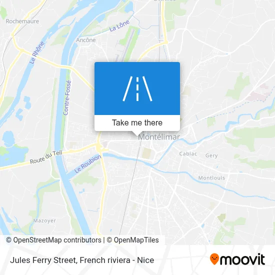 Rue Jules Ferry map