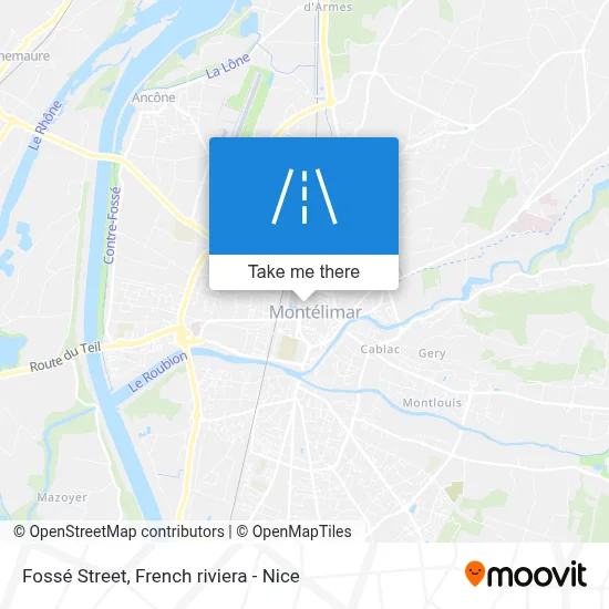 Rue Du Fossé map