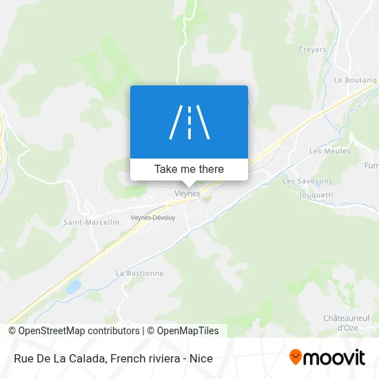 Rue De La Calada map