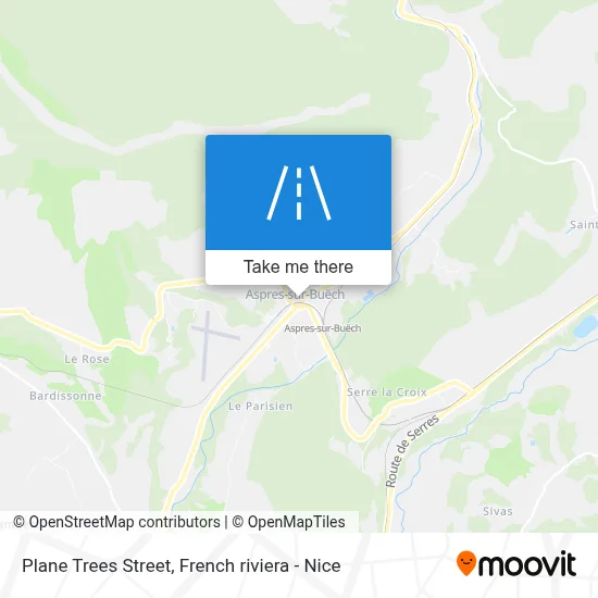 Rue Des Platanes map