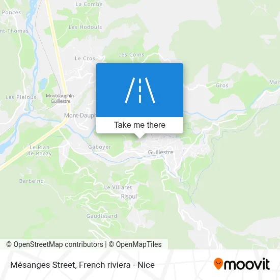 Rue Des Mésanges map