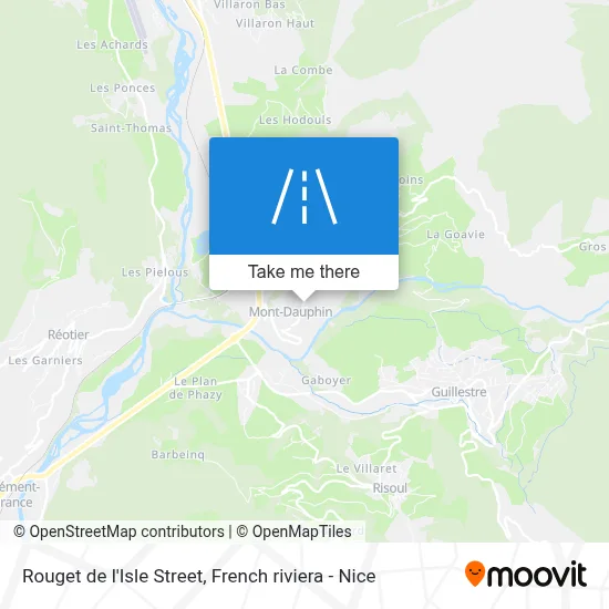 Mapa Rue Rouget De L'Isle