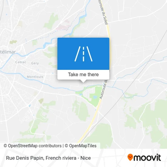 Mapa Rue Denis Papin
