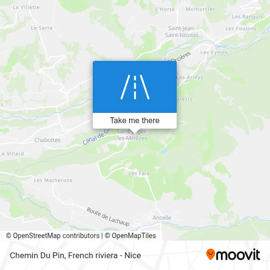 Chemin Du Pin map