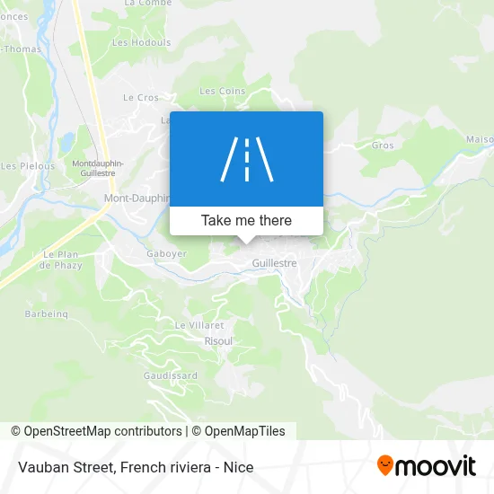 Mapa Rue Vauban