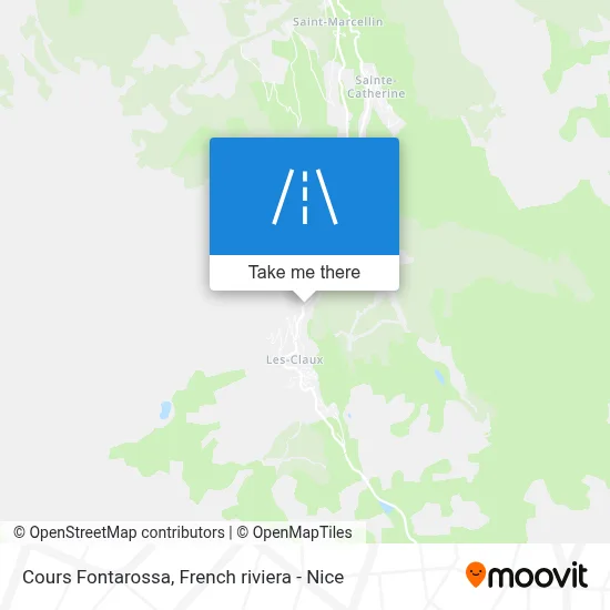 Cours Fontarossa map