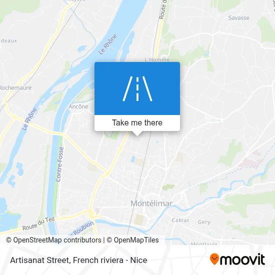 Rue De L'Artisanat map