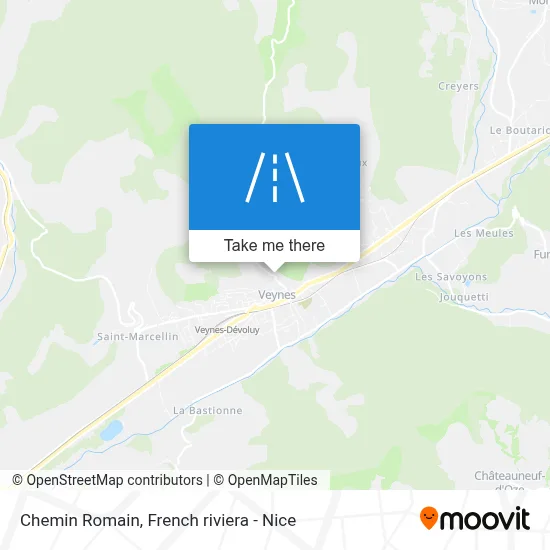 Chemin Romain map