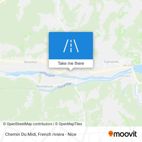Chemin Du Midi map