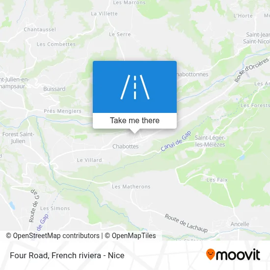 Chemin Du Four map