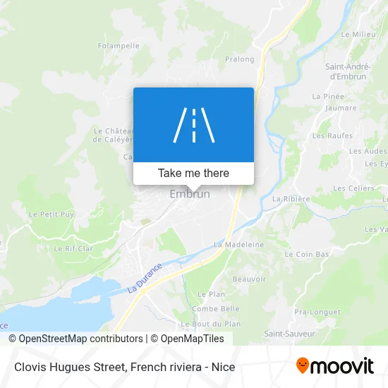 Rue Clovis Hugues map