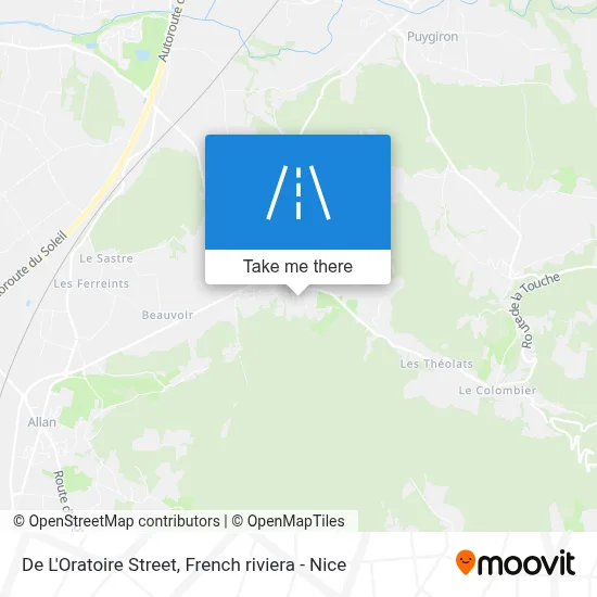 Rue De L'Oratoire map