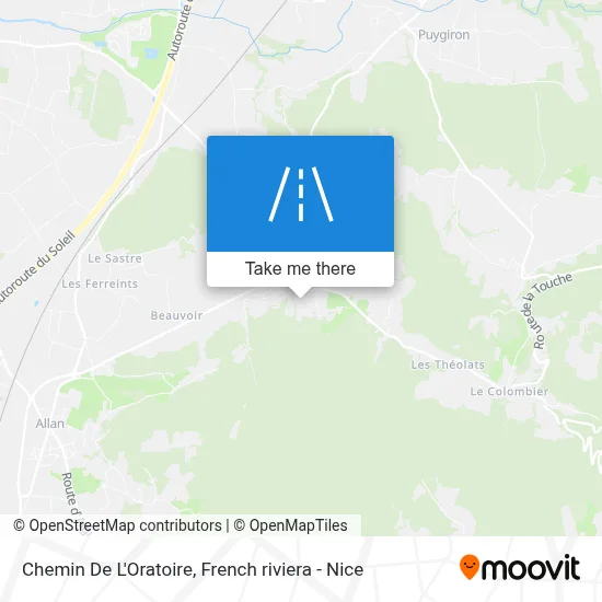 Chemin De L'Oratoire map