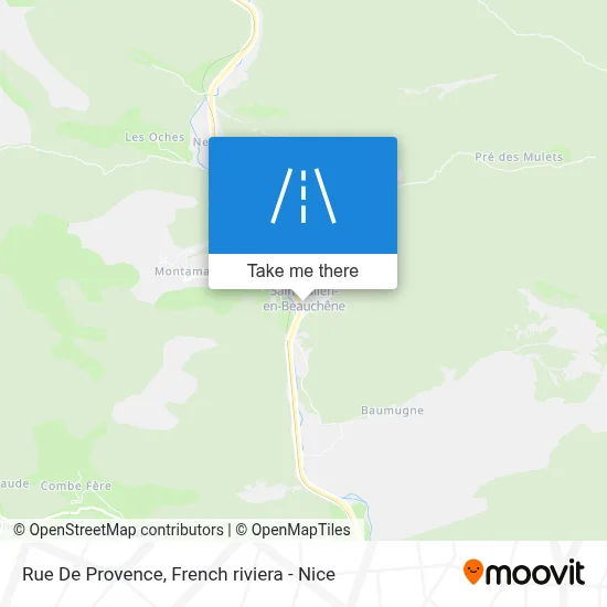 Mapa Rue De Provence