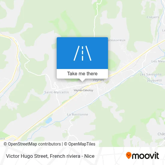 Mapa Rue Victor Hugo