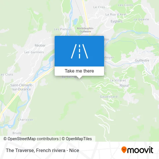 La Traverse map