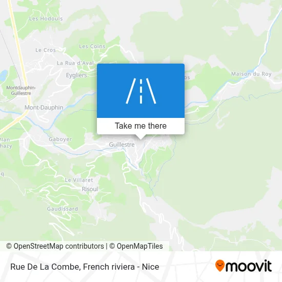 Rue De La Combe map