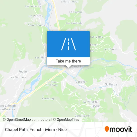 Chemin De La Chapelle map