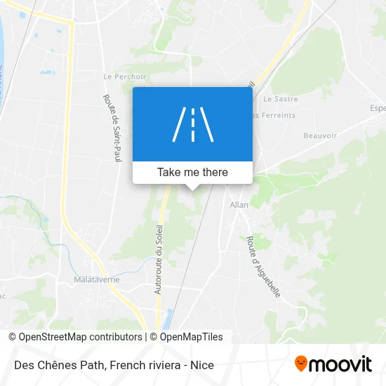 Chemin Des Chênes map