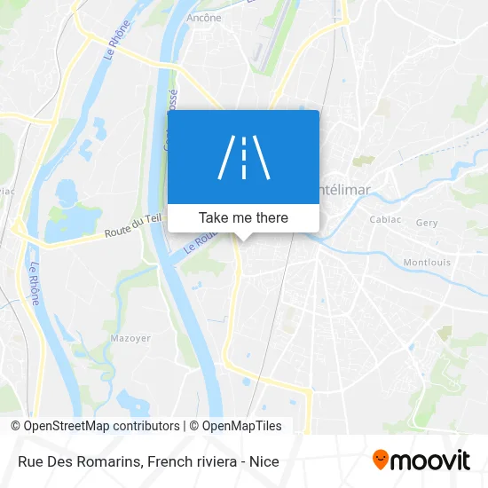 Rue Des Romarins map