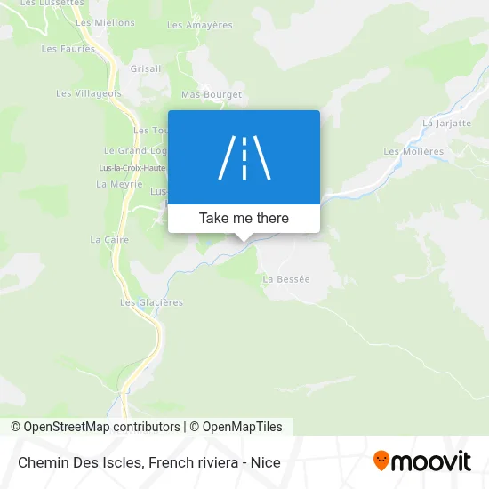 Chemin Des Iscles map