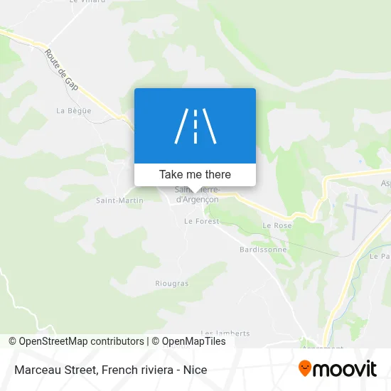 Rue Marceau map