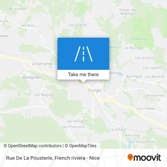 Rue De La Pousterle map