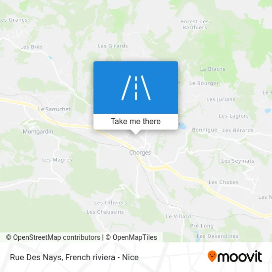 Rue Des Nays map