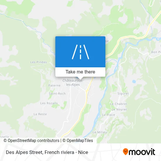 Rue Des Alpes map