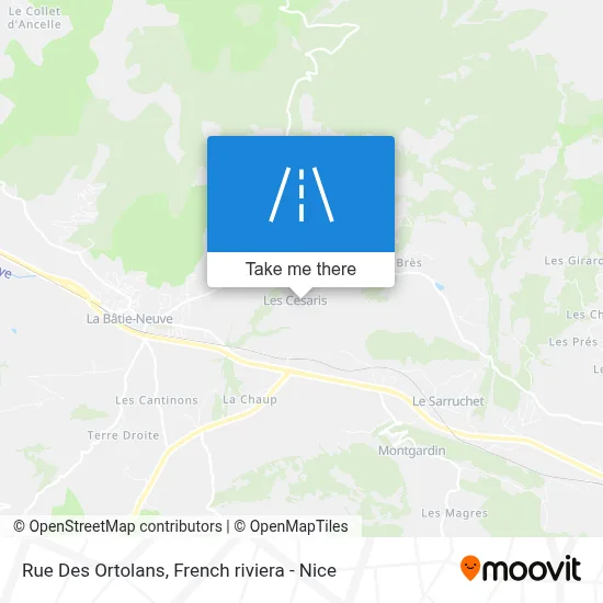 Rue Des Ortolans map