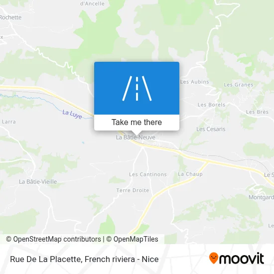 Rue De La Placette map