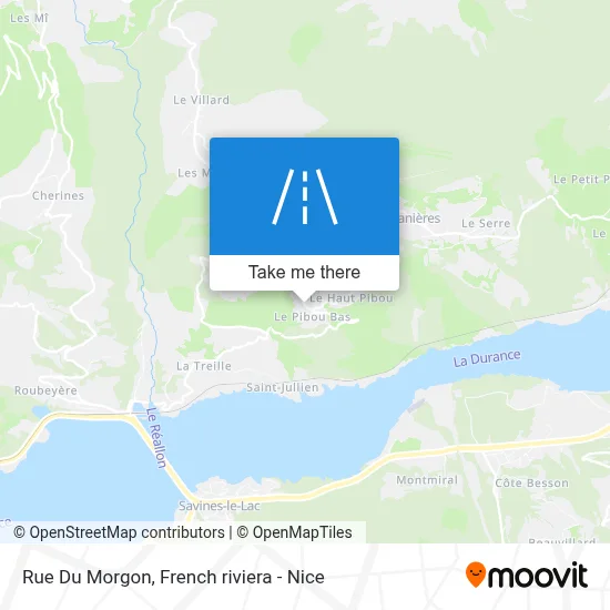 Rue Du Morgon map
