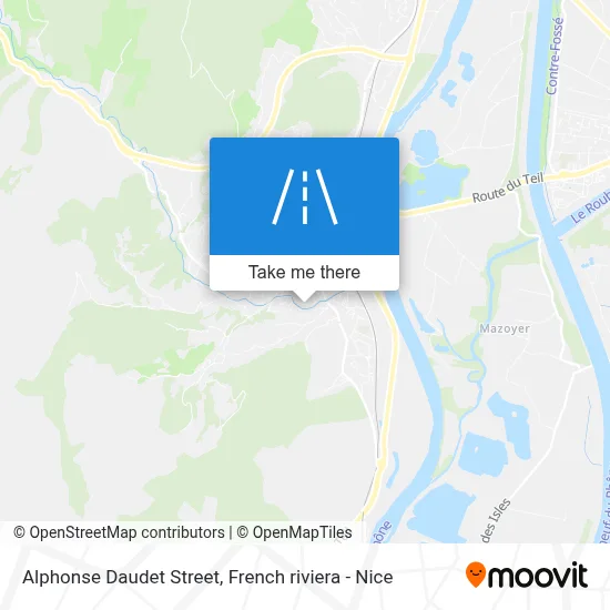 Rue Alphonse Daudet map