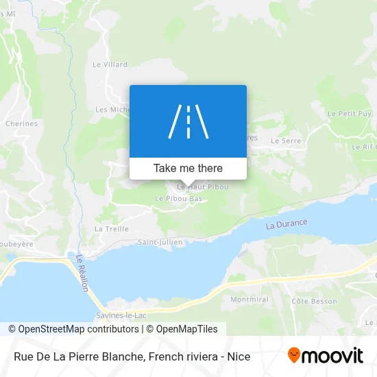 Rue De La Pierre Blanche map