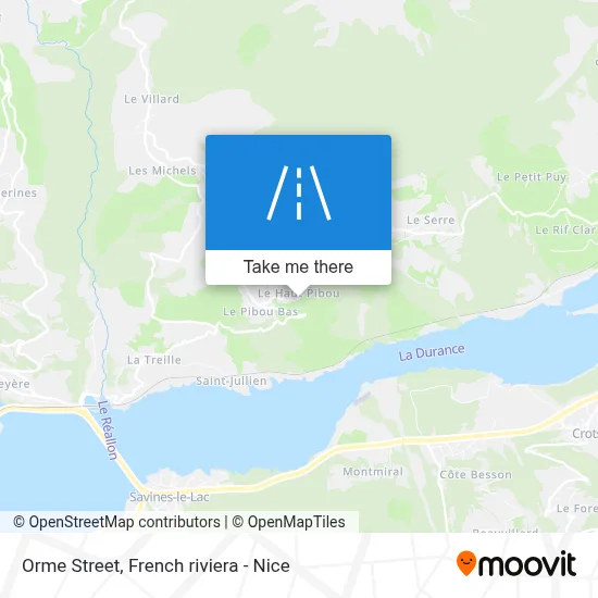 Rue De L'Orme map