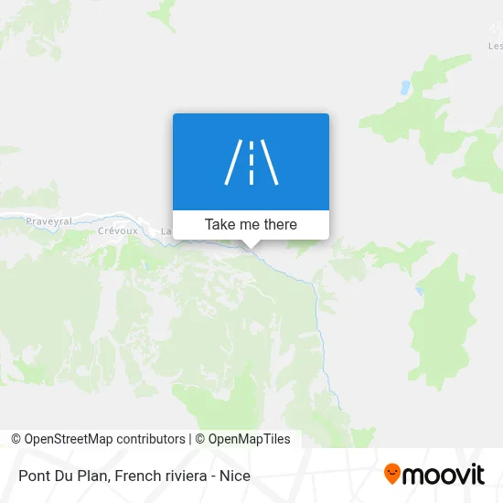 Pont Du Plan map