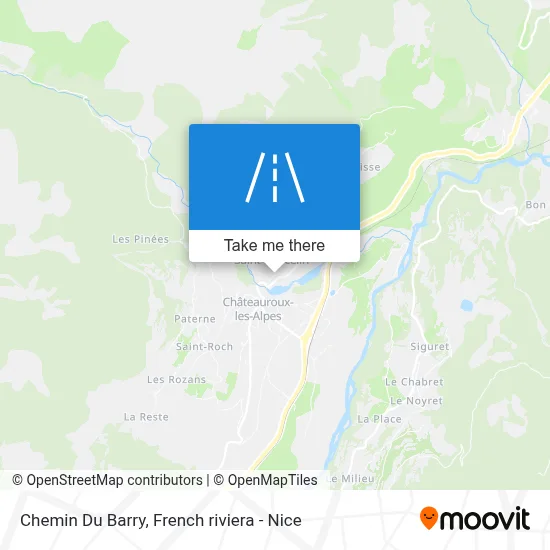 Chemin Du Barry map