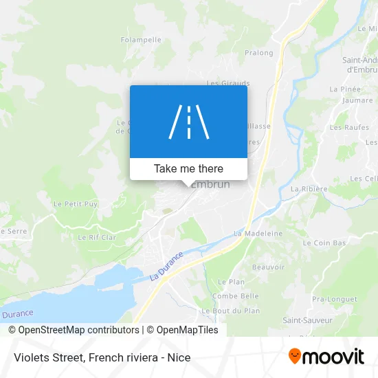 Rue Des Violettes map