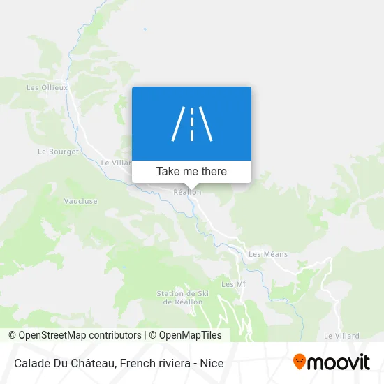 Calade Du Château map