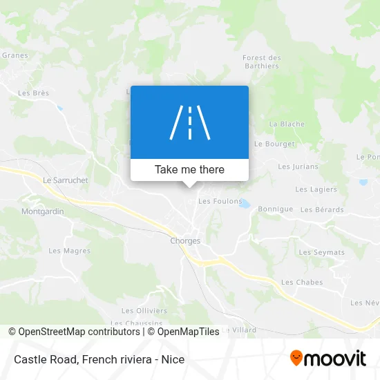 Route Du Château map