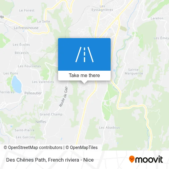 Chemin Des Chênes map