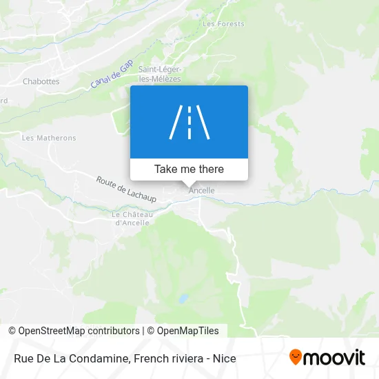 Mapa Rue De La Condamine
