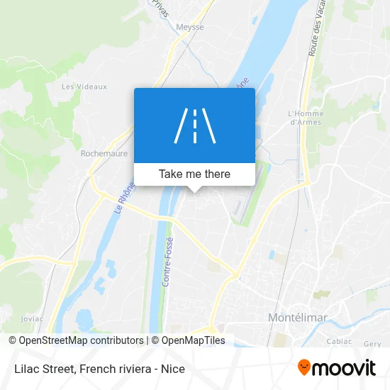 Rue Des Lilas map