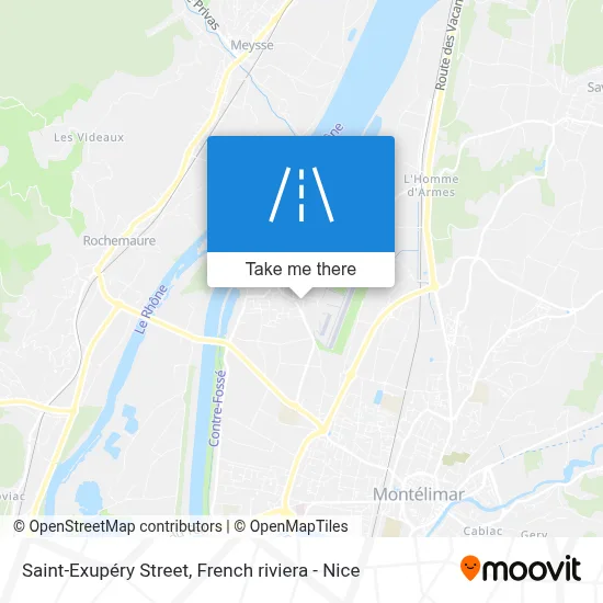 Rue Saint-Exupéry map