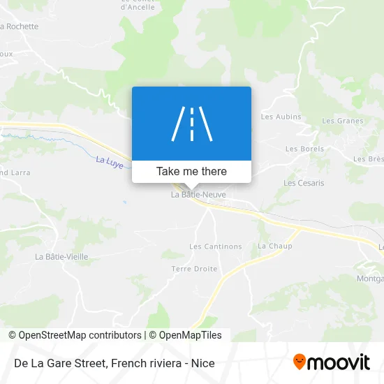 Rue De La Gare map