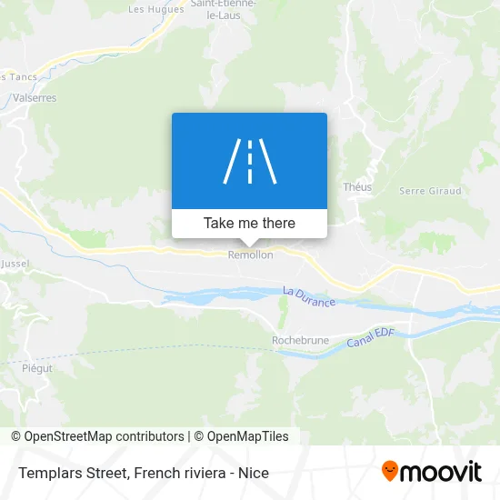Mapa Rue Des Templiers