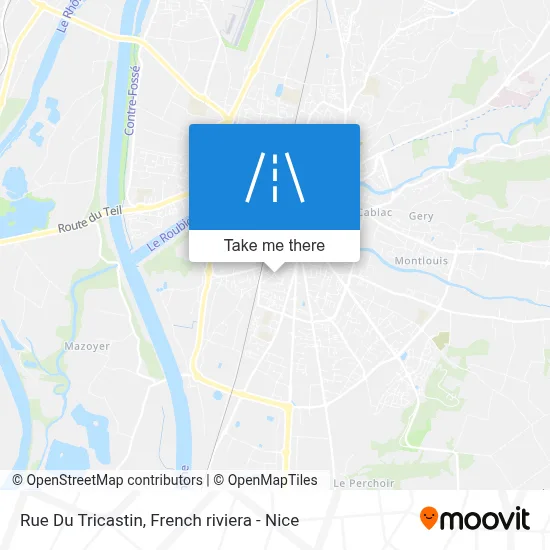 Rue Du Tricastin map