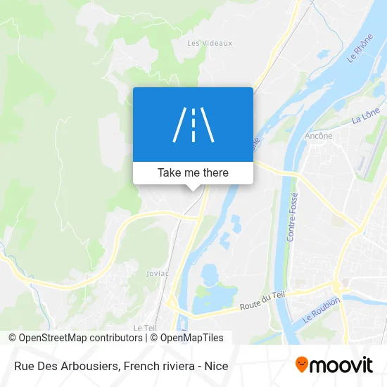 Rue Des Arbousiers map